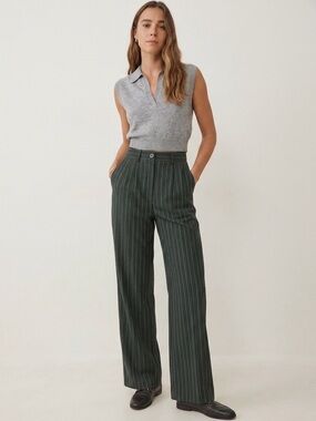 Reformation Forest Green Oren Pant